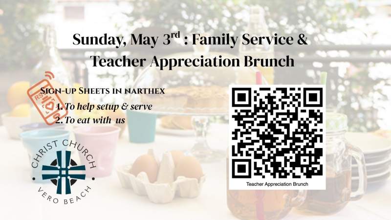 Family Service & Teacher Appreciation Brunch (1)