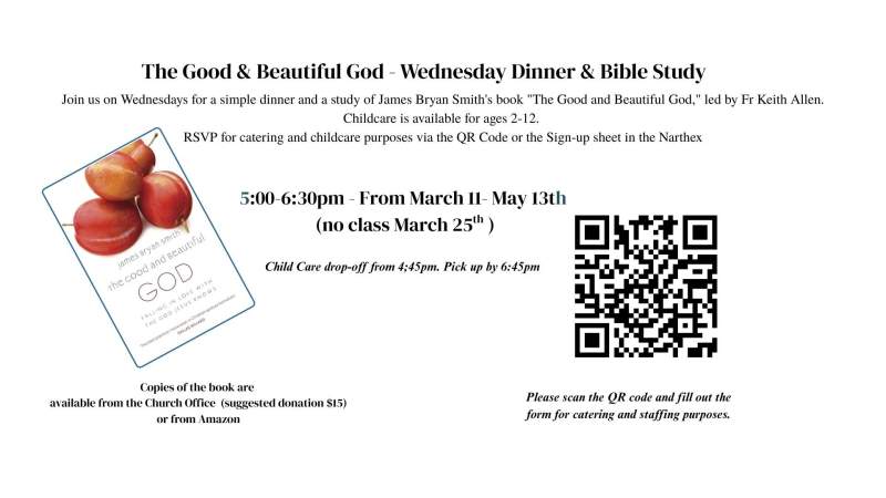 Good & Beautiful God-Wednesdays