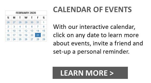 Learn More About the Calendar of Events